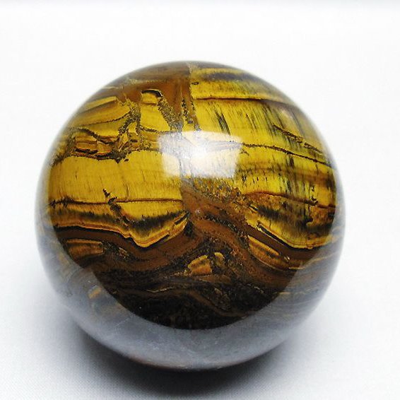 アイアンタイガーアイ 丸玉 69mm [T671-6228]
