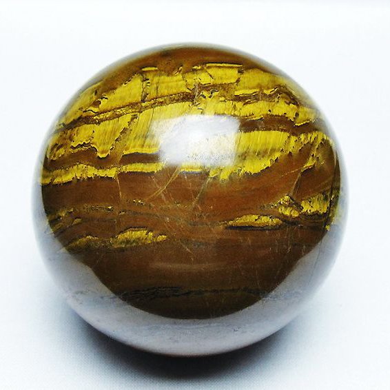 アイアンタイガーアイ 丸玉 73mm [T671-6255]