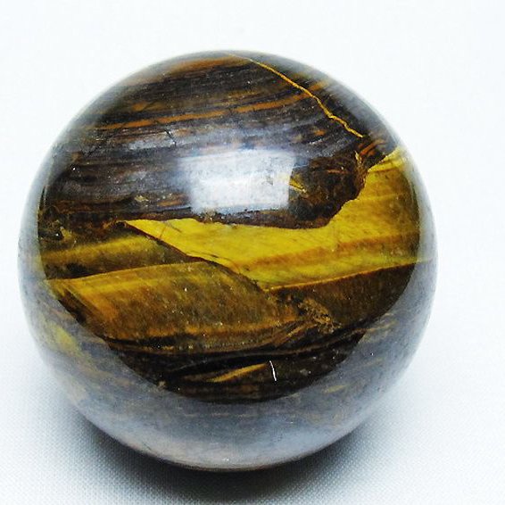 アイアンタイガーアイ 丸玉 56mm [T671-6287]