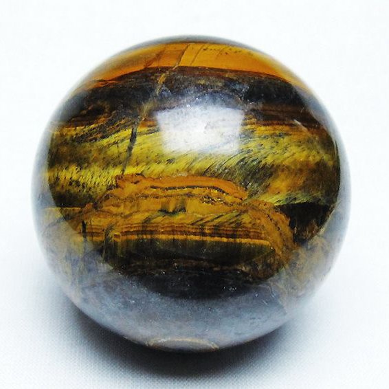 アイアンタイガーアイ 丸玉 54mm [T671-6303]