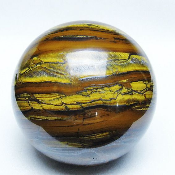 アイアンタイガーアイ 丸玉 84mm [T671-6337]