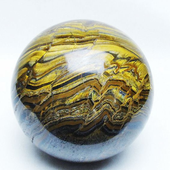 1.5Kg アイアンタイガーアイ 丸玉 98mm [T671-6375]