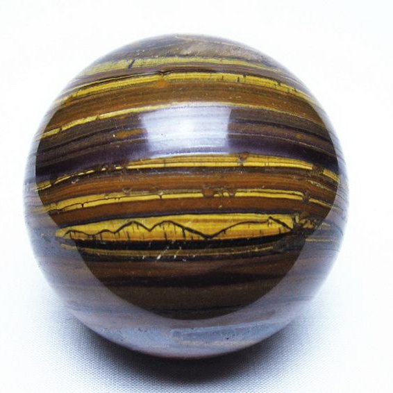 アイアンタイガーアイ 丸玉 68mm [t671-6436]