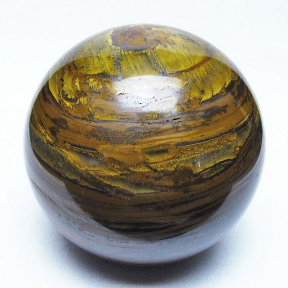 1.1Kg アイアンタイガーアイ 丸玉 88mm [t671-6556]