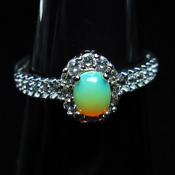 プレシャスオパール 指輪 (14号) [t674-2593]