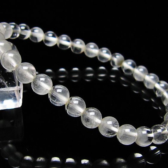 ガーデン水晶ファントム ブレスレット 5mm [t676-1218]