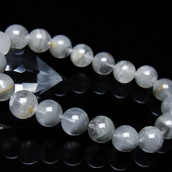 ガーデン水晶ファントム ブレスレット 11mm [t676-1824]