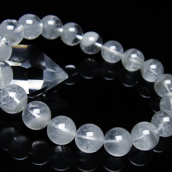 ガーデン水晶ファントム ブレスレット 11mm [t676-1858]