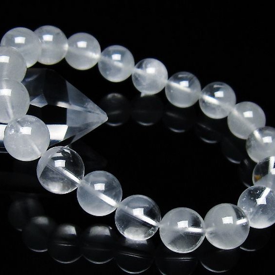 ガーデン水晶ファントム ブレスレット 11mm [t676-1879]