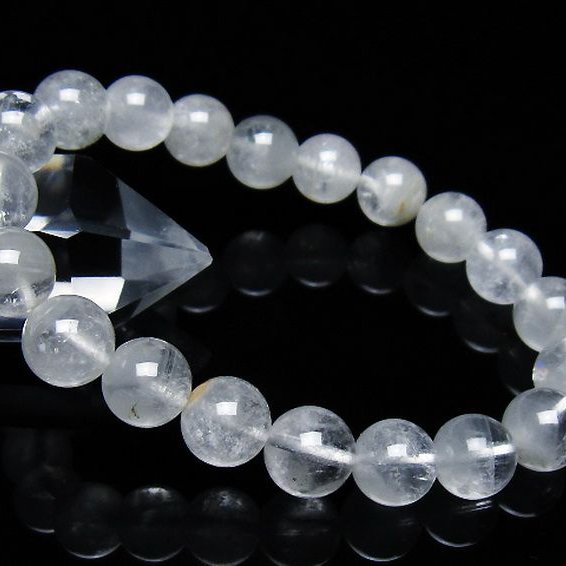 ガーデン水晶ファントム ブレスレット 10mm [T676-1883]