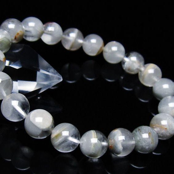 ガーデン水晶ファントム ブレスレット 10mm [T676-1920]