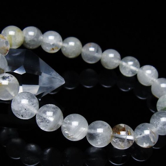 ガーデン水晶ファントム ブレスレット 10mm [t676-1940]