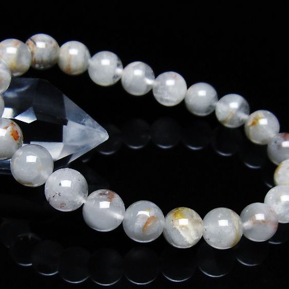 ガーデン水晶ファントム ブレスレット 9mm [T676-1964]