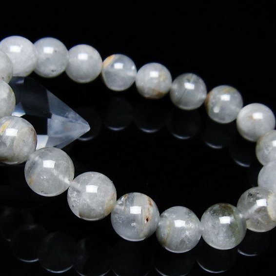 ガーデン水晶ファントム ブレスレット 11mm [T676-1977]