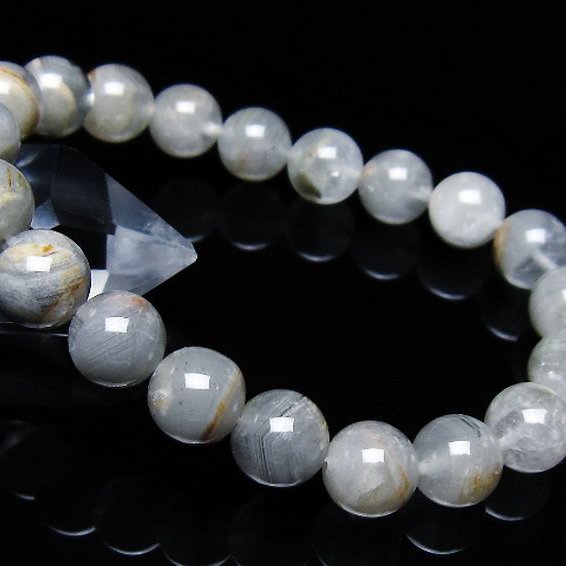 ガーデン水晶ファントム ブレスレット 10mm [t676-1987]