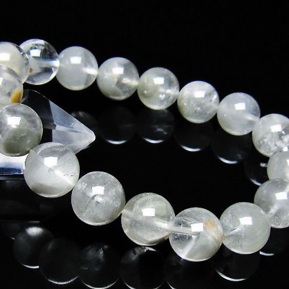 ガーデン水晶ファントム ブレスレット 12mm [t676-2087]