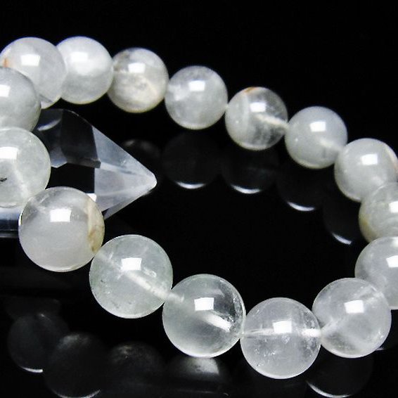 ガーデン水晶ファントム ブレスレット 12mm [t676-2090]