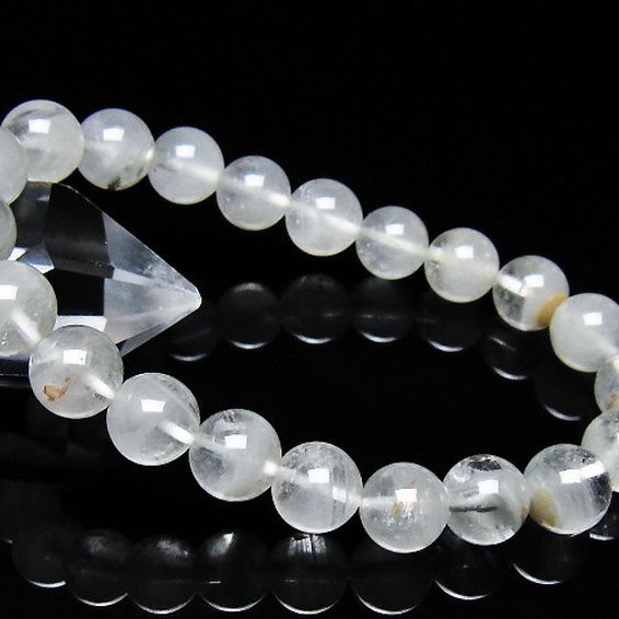 ガーデン水晶ファントム ブレスレット 9mm [t676-2109]