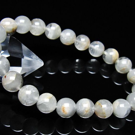 ガーデン水晶ファントム ブレスレット 9mm [t676-2201]