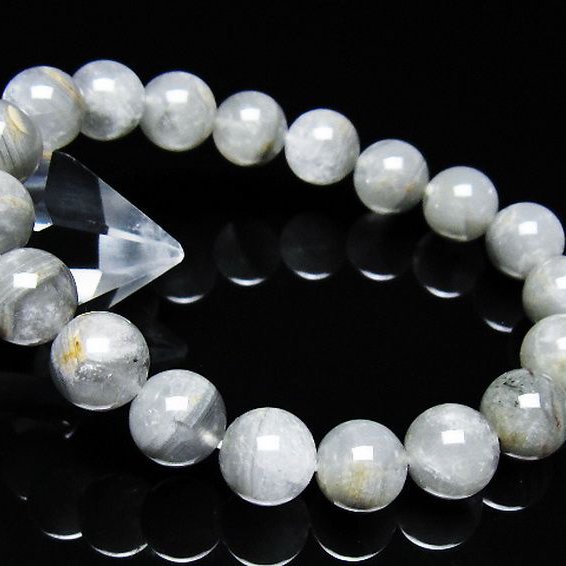 ガーデン水晶ファントム ブレスレット 11mm [t676-2232]