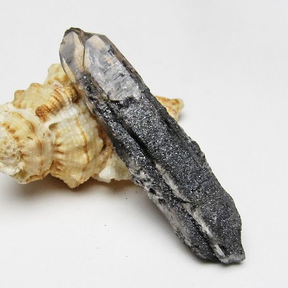 スティブナイトインクォーツ レーザークリスタル アメリカ産 [T679-1214]