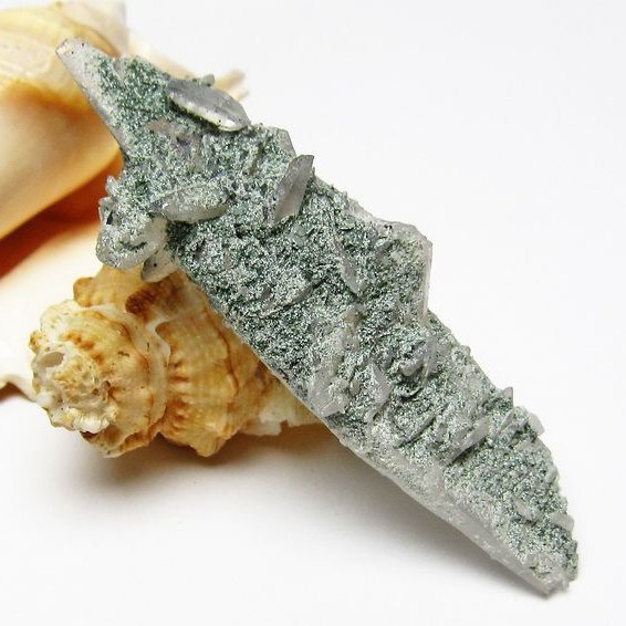 スティブナイトインクォーツ レーザークリスタル アメリカ産 [T679-1269]