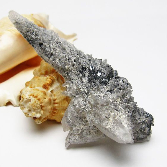 スティブナイトインクォーツ レーザークリスタル アメリカ産 [T679-1281]