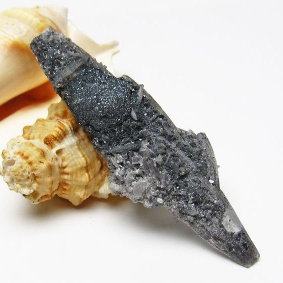 スティブナイトインクォーツ レーザークリスタル アメリカ産 [T679-1286]