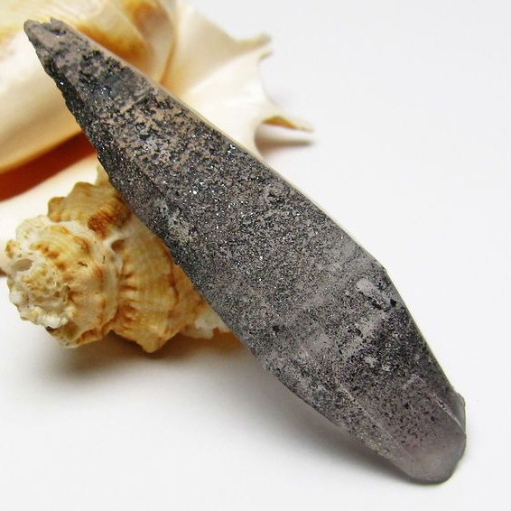 スティブナイトインクォーツ レーザークリスタル アメリカ産 [T679-1307]