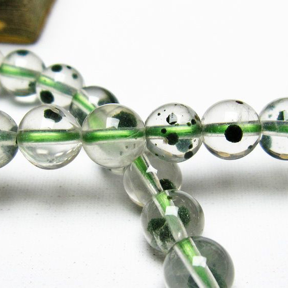 メタモルフォーゼス 緑針入り  ブレスレット 6mm [T682-174]