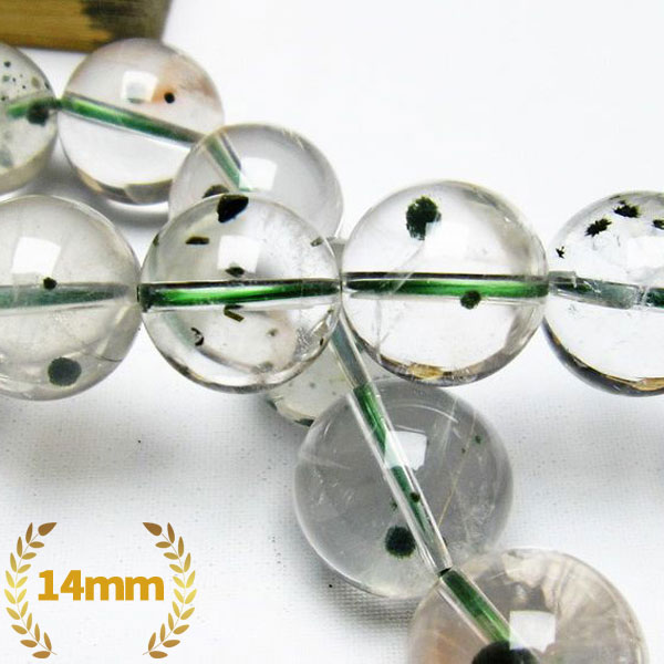 メタモルフォーゼス 緑針入り  ブレスレット 14mm [T682-187]