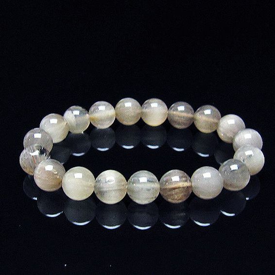 キャッツアイプラチナルチル ブレスレット 10mm [T684-3140]