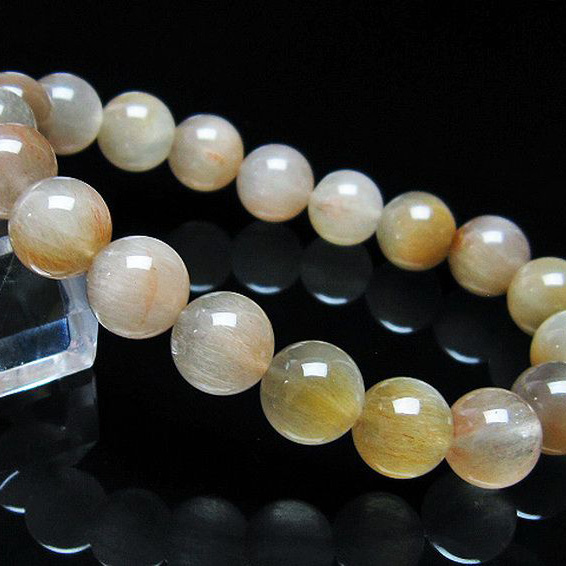 キャッツアイプラチナルチル ブレスレット 11mm [T684-3142]