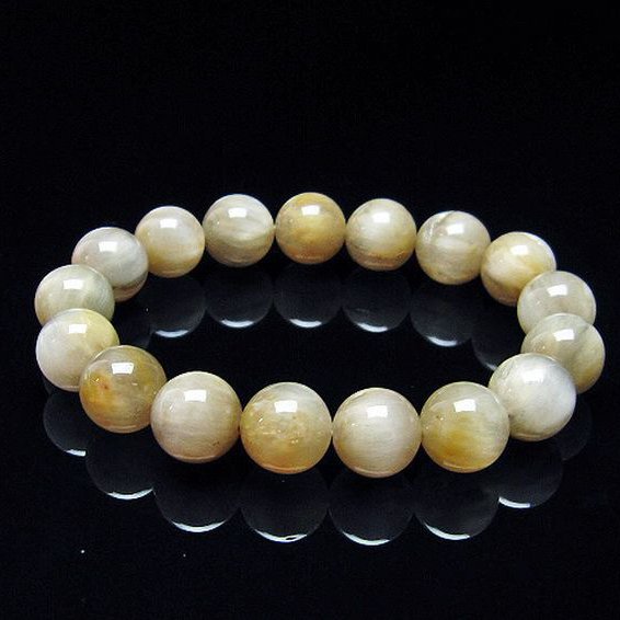 キャッツアイプラチナルチル ブレスレット 12mm [T684-3170]