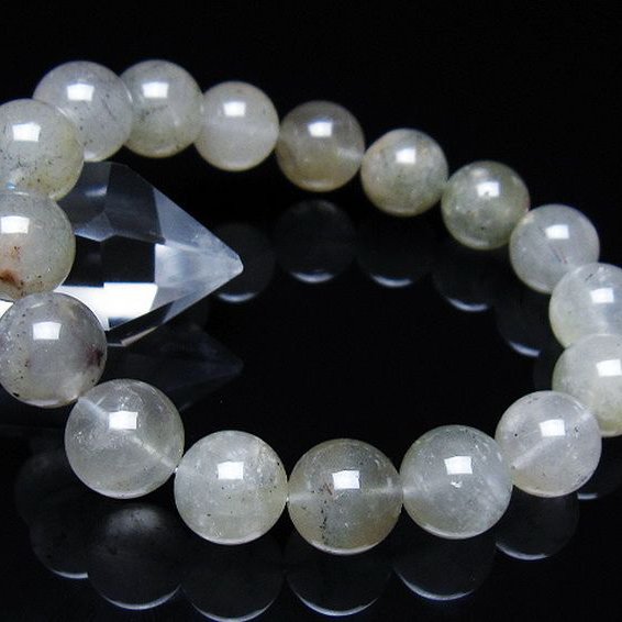 キャッツアイプラチナルチル ブレスレット 12mm [t684-3514]