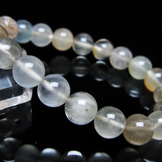 キャッツアイプラチナルチル ブレスレット 10mm [t684-3571]