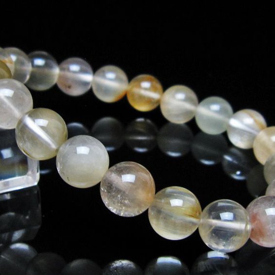 キャッツアイプラチナルチル ブレスレット 10mm [t684-3589]