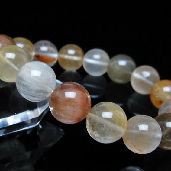 キャッツアイプラチナルチル ブレスレット 13mm [t684-3628]