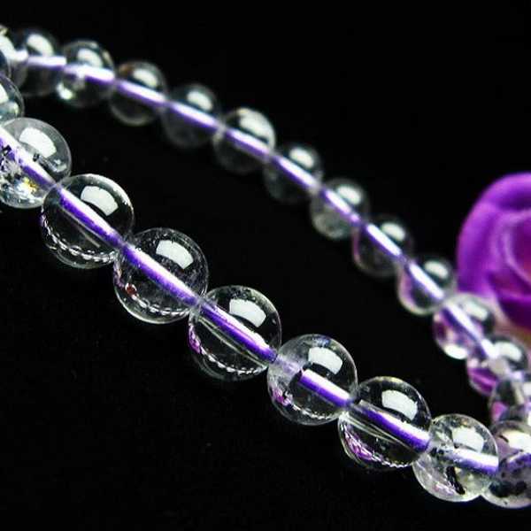 ブ ルーストロベリークォーツ水晶 ブレスレット 8mm [T687-234]