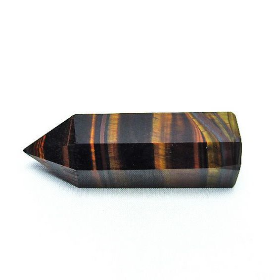 レッドタイガーアイ 赤虎目石 六角柱[T693-4538]