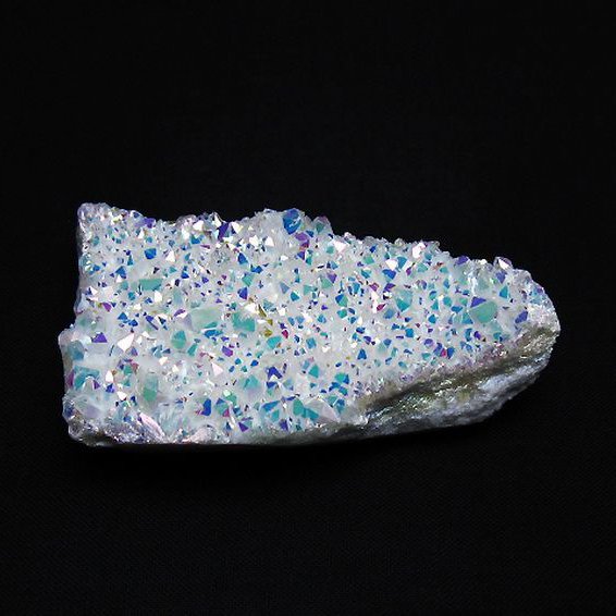 レインボーオーラ水晶クラスター[t693-4805]