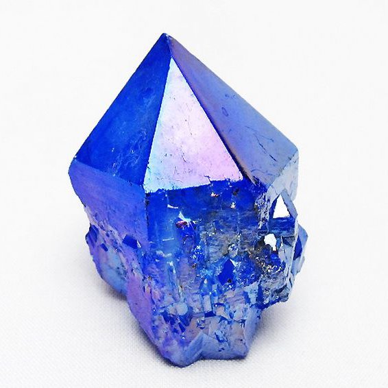 オーラ水晶 オーラクリスタル カテドラルライブラリー  原石 (ブルー)[T693-4874]