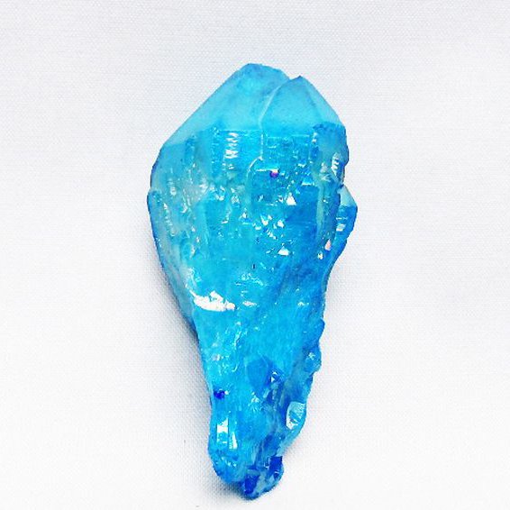 オーラ水晶 オーラクリスタル カテドラルライブラリー  原石 (アクア)[T693-4951]