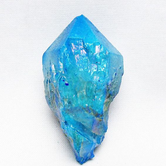 オーラ水晶 オーラクリスタル カテドラルライブラリー  原石 (アクア)[T693-4963]