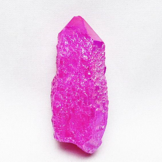 オーラ水晶 オーラクリスタル カテドラルライブラリー  原石 (ローズ)[T693-5046]