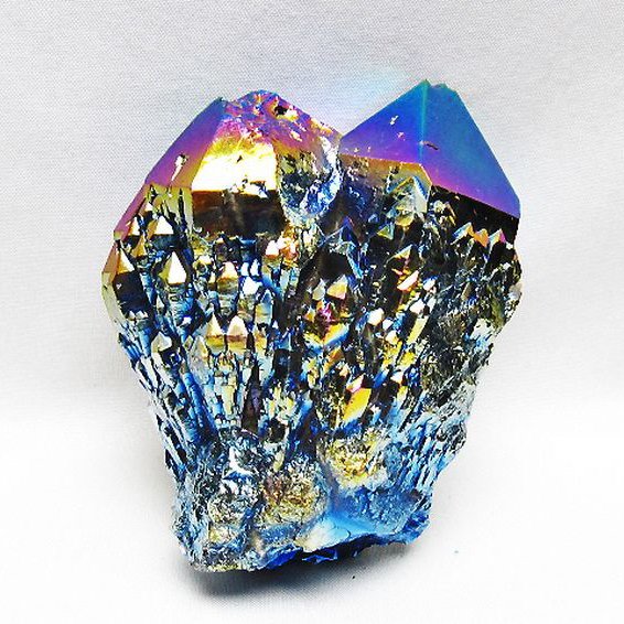 オーラ水晶 オーラクリスタル カテドラルライブラリー  原石(レインボー)[T693-5100]
