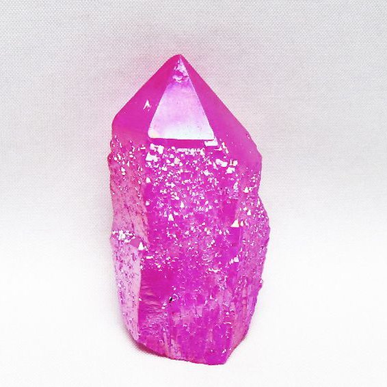 オーラ水晶 オーラクリスタル カテドラルライブラリー  原石 (ローズ)[T693-5142]