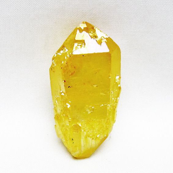 オーラ水晶 オーラクリスタル カテドラルライブラリー  原石 (イエロー)[T693-5229]