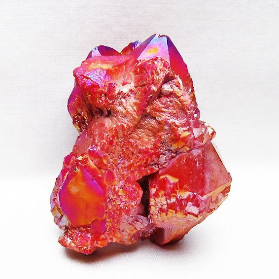 オーラ水晶 オーラクリスタル クラスター (レインボー) [t693-5421]