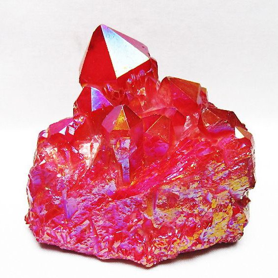 オーラ水晶 オーラクリスタル クラスター (レインボー) [t693-5423]